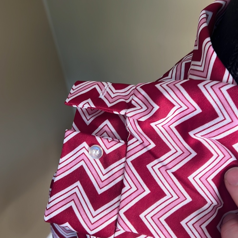 GROOVY 70’s era polyester blouse - Picture 9 of 10